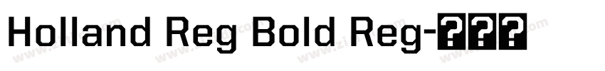 Holland Reg Bold Reg字体转换